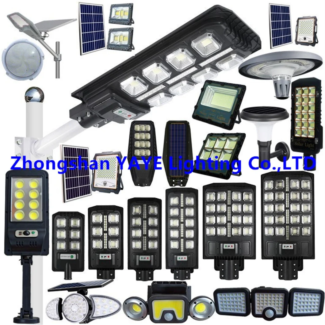 Solar Manufacturer Factory Distributor LED IP65 Street Outdoor All in One Camera COB SMD Wall Flood Garden Road Light 2000/1500/1000/800/600/500/400/300/200/50W