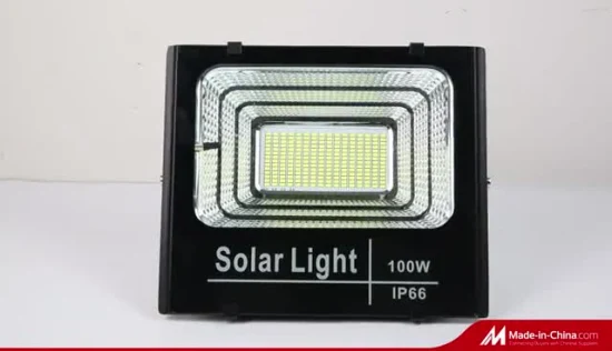 50W 100W 150W 200W IP65 водонепроницаемый уличный светильник на солнечной энергии, светодиодный прожектор