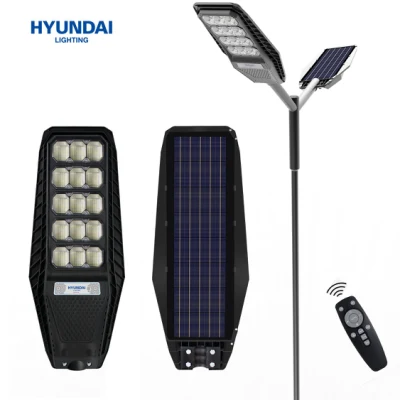 Hyundai оптовый высокопроизводительный солнечный светодиодный уличный фонарь «все в одном» мощностью 100/200/300 Вт